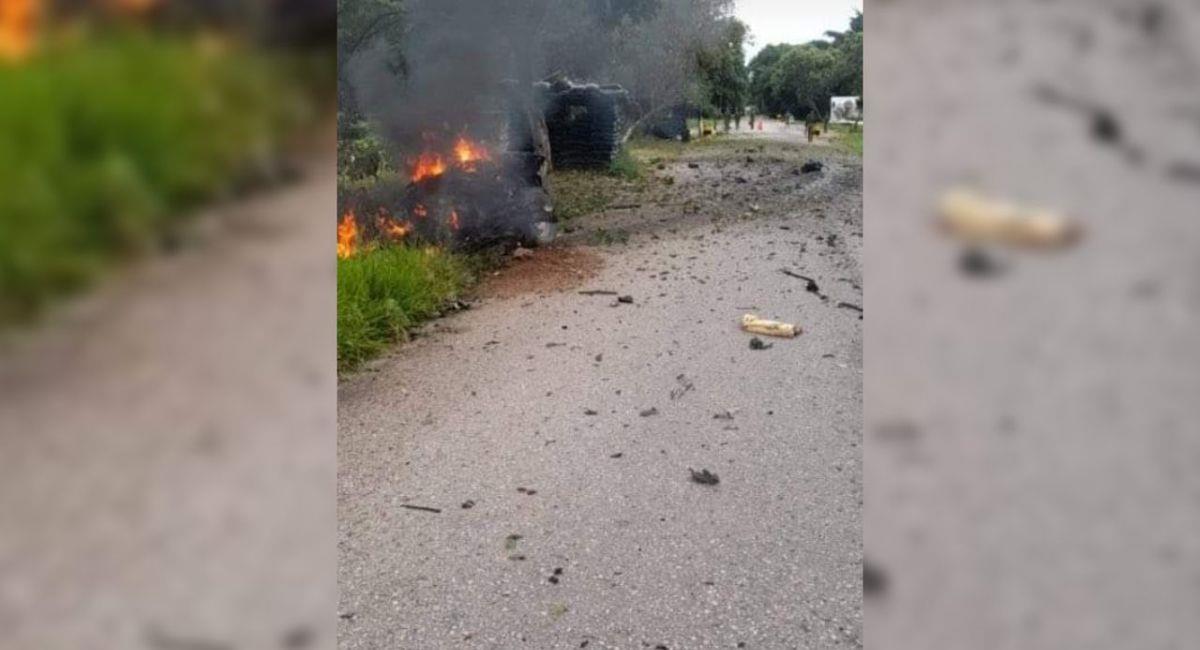 Petro rechazó ataque con carro bomba en Arauca. Foto: Twitter