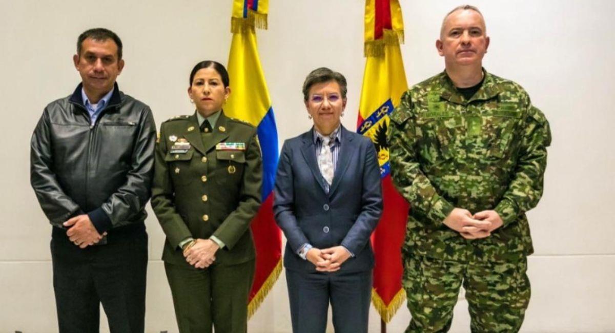 Alcaldesa anuncia Consejo de Seguridad Nacional. Foto: Twitter @Bogota