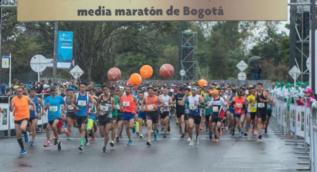 Media Maratón de Bogotá. Foto: bogota.gov.co