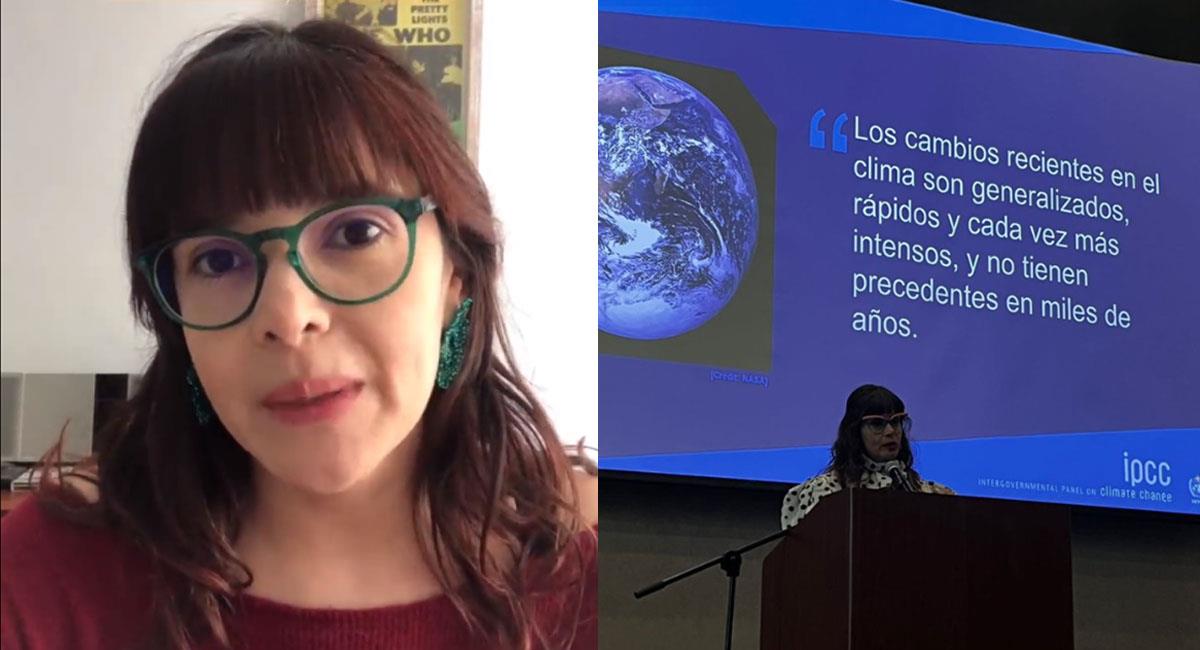 Paola Andrea Arias es una experta colombiana en materia climatológica en el mundo. Foto: Twitter @lasmariasalaire / @FIngenieriaUdeA