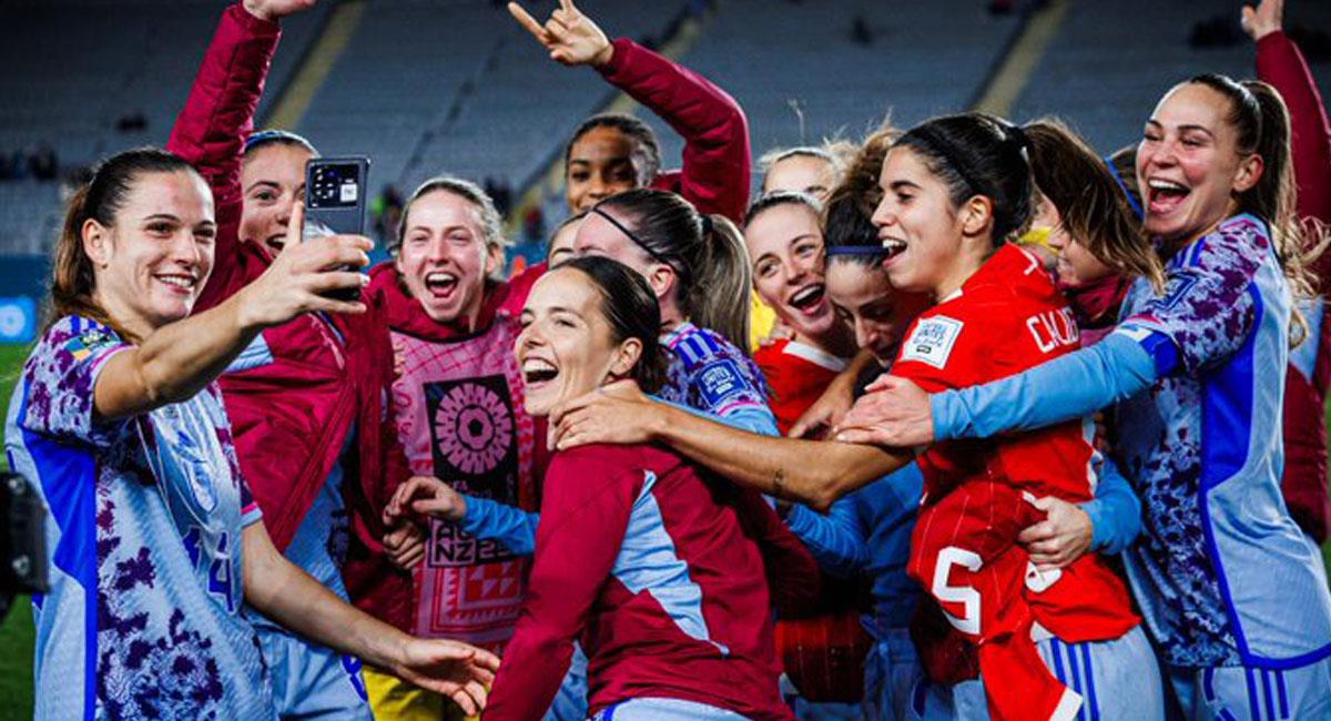 España se impuso a Suiza y se instaló en cuartos de la Copa Mundial Femenina de Fútbol. Foto: Twitter @SEFutbolFem