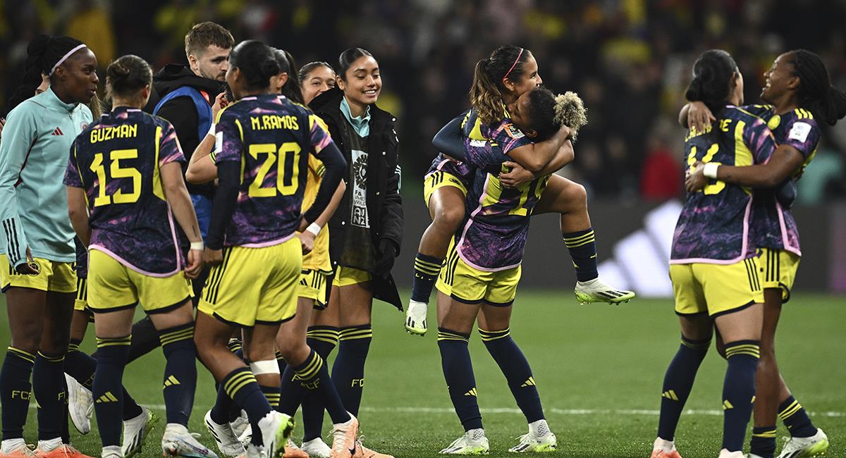Colombia clasificó a cuartos del Mundial Femenino tras derrotar a Jamaica. Foto: EFE
