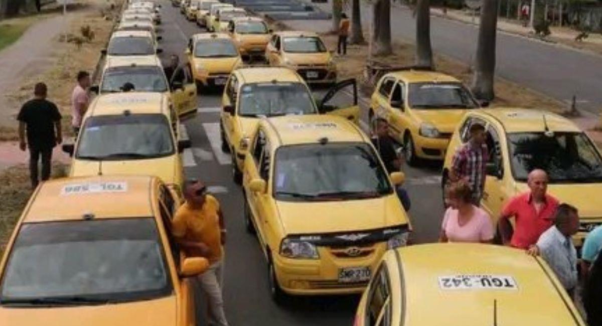 ¡Sigue en pie!: paro nacional de taxistas será el 9 de agosto. Foto: Twitter