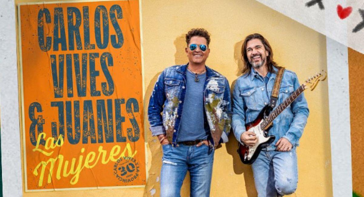 Juanes y Carlos Vives. Foto: Instagram @juanes