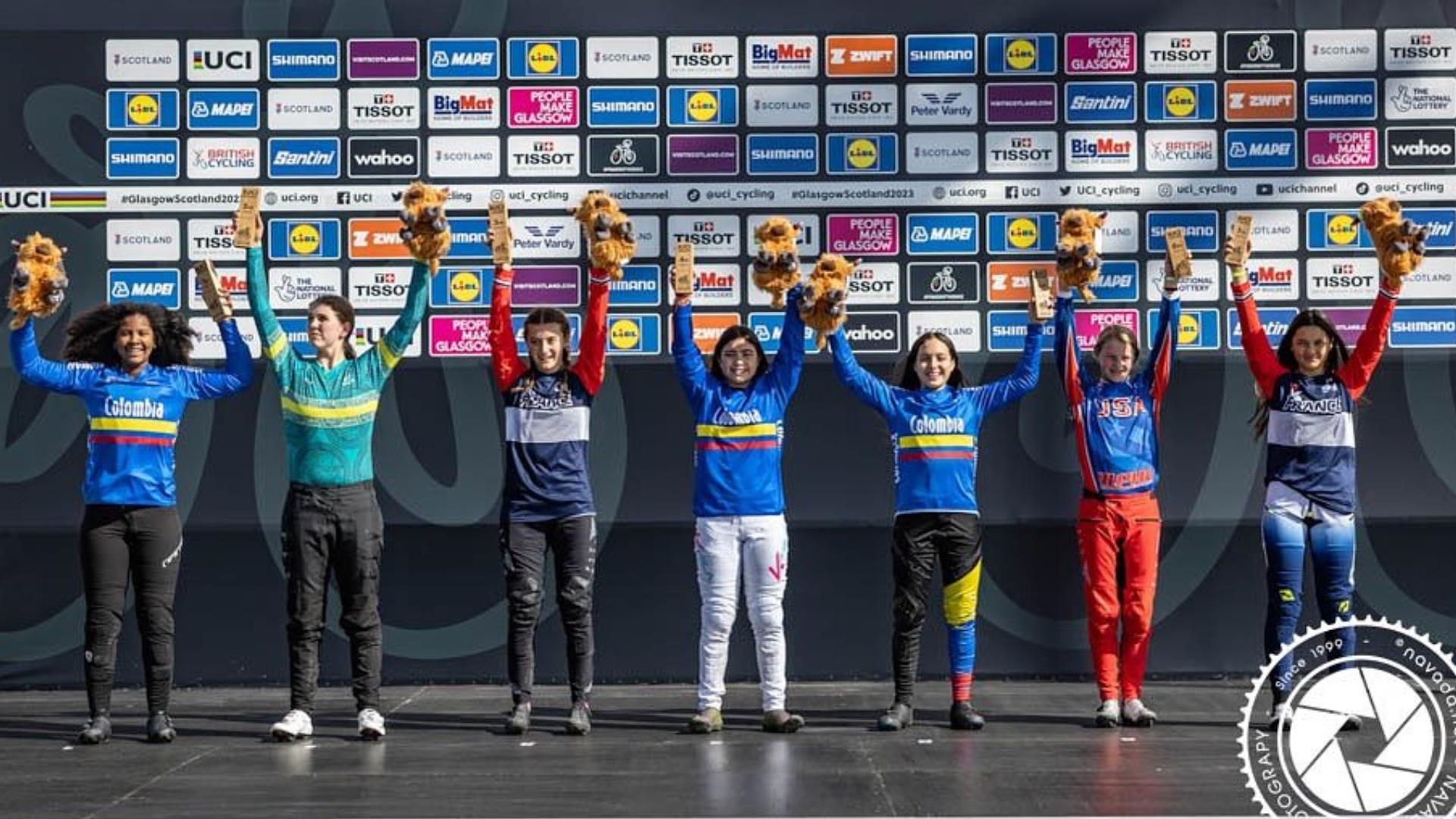 Colombia sigue sumando medallas en Mundial de Ciclismo. Foto: Facebook Comité Olímpico Colombiano