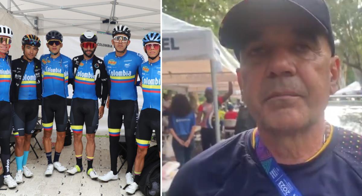 Carlos Mario Jaramillo fue en director técnico del equipo de ruta. Foto: Twitter Fedeciclismocol/Mundo Ciclístico