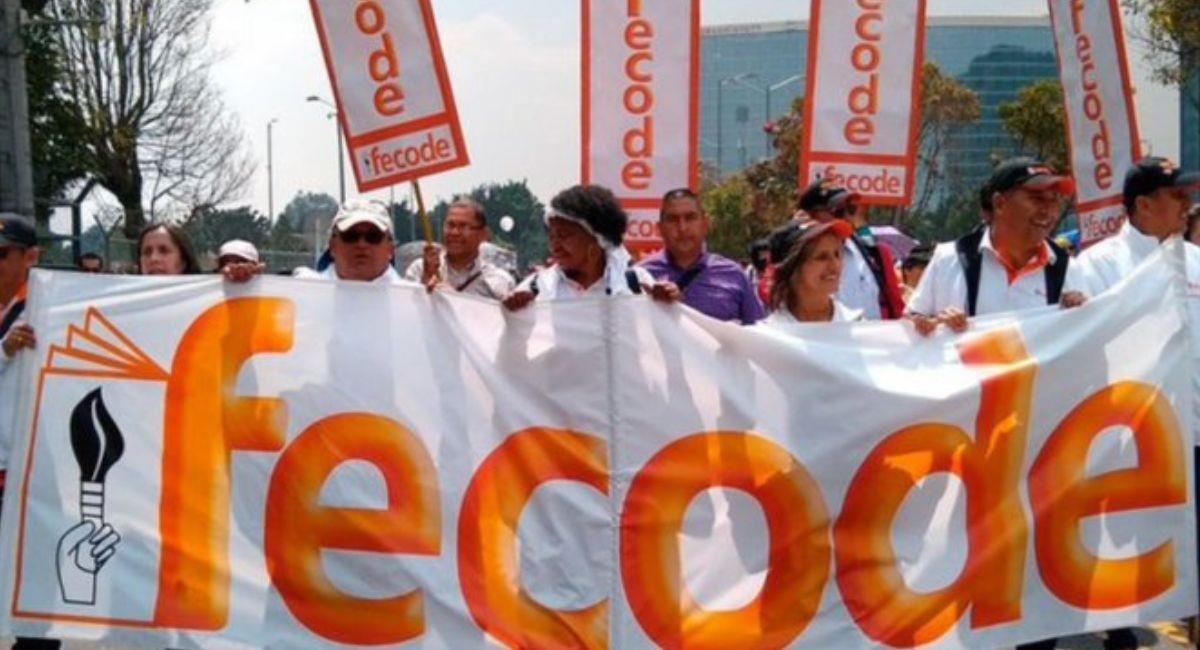 La Federación Colombiana de Educadores realizará una jornada de paro el próximo miércoles 30 de agosto. Foto: Twitter @CUTBTACMARCA