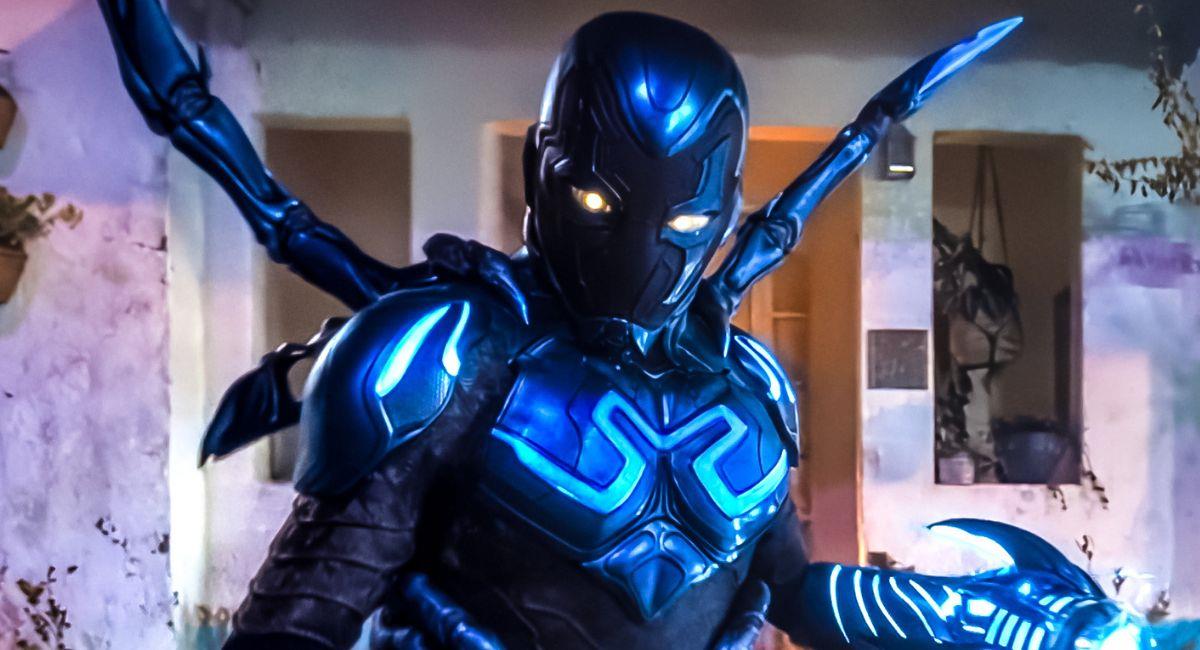 "Blue Beetle" no pudo enderezar el camino de los estrenos de DC Cómics en el 2023. Foto: Twitter @DCU_Direct