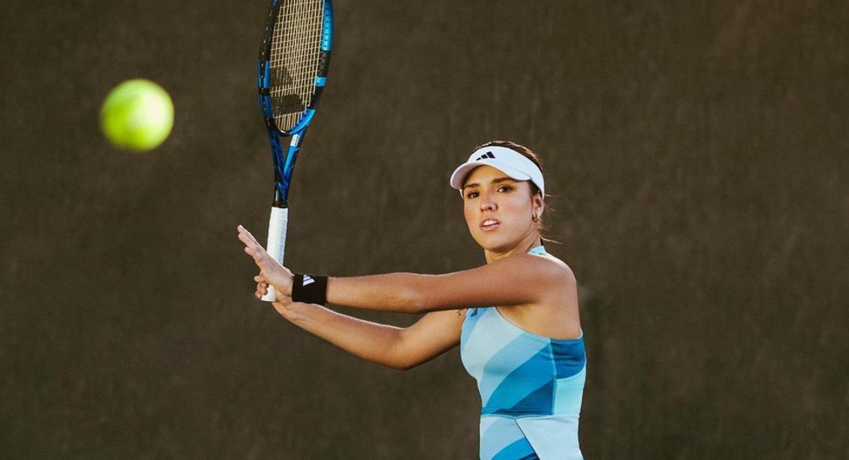 Camila Osorio y Daniel Galán competirán en el US Open. Foto: Instagram Camila Osorio