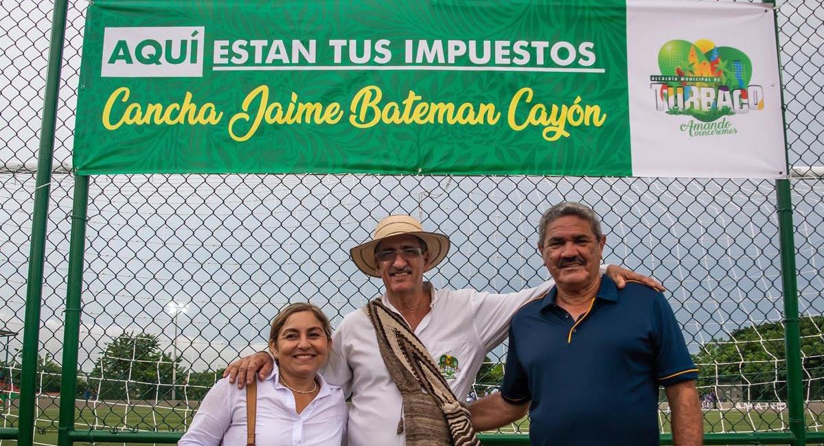Guillermo Torres, alcalde de Turbaco, fue quien propuso el nombre para el estadio de su municipio. Foto: Twitter @Alcal_turbaco