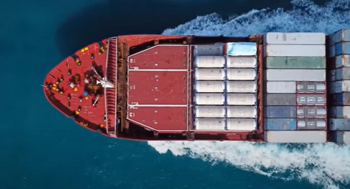 En contenedores de grandes buques llega la cocaína a Europa proveniente de Colombia. Foto: Youtube