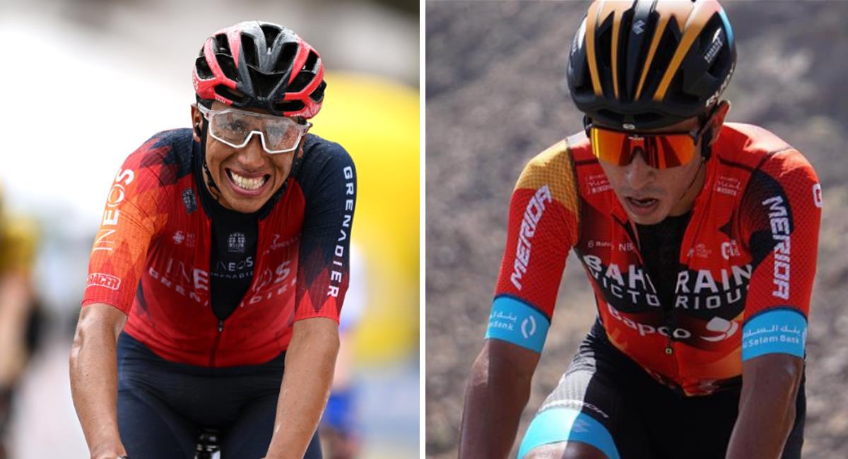 Así quedaron los colombianos en la general tras la etapa 16 de la Vuelta a España 2023. Foto: Instagram Egan Bernal / Santiago Buitrago