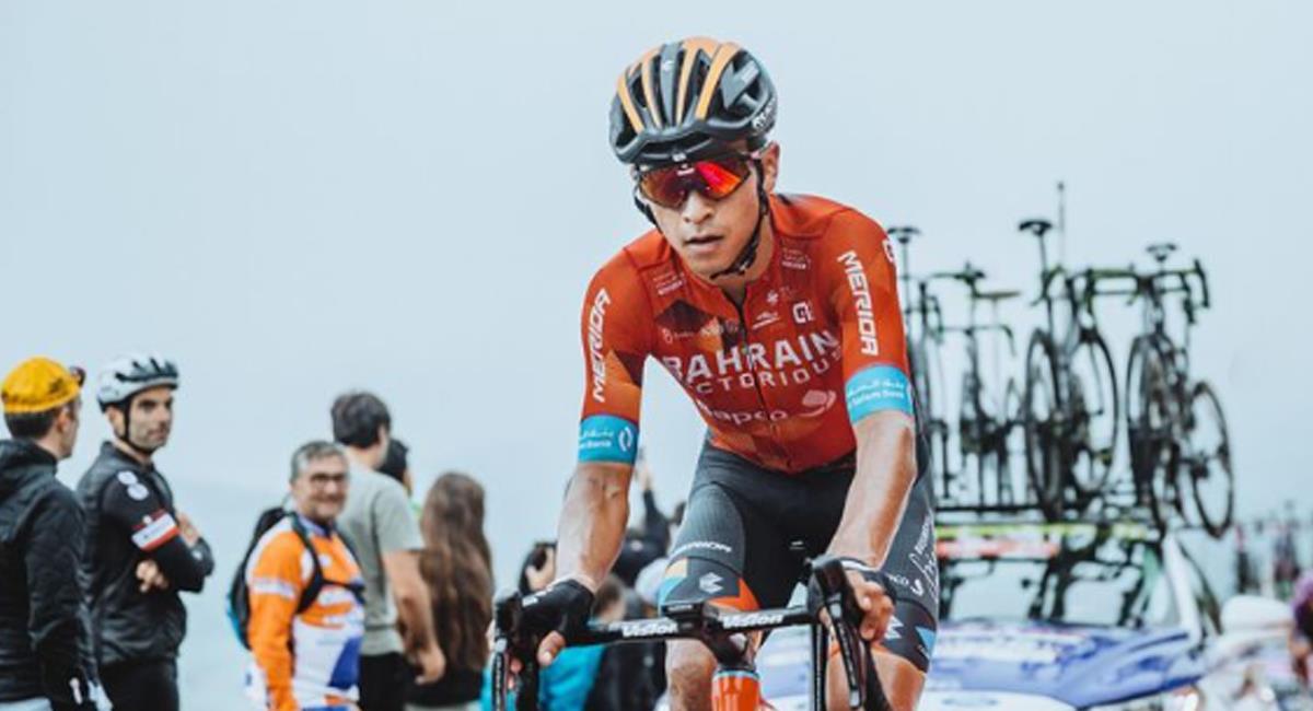 Así fue la llegada a la meta de la etapa 17 de la Vuelta a España 2023. Foto: Instagram Santiago Buitrago