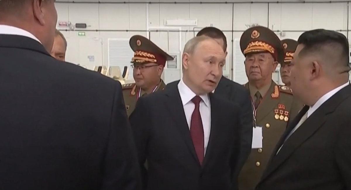 Kim Jong-Un y Vladimir Putin se reunieron en Rusia despertando inquietud entre las potencias occidentales. Foto: Youtube