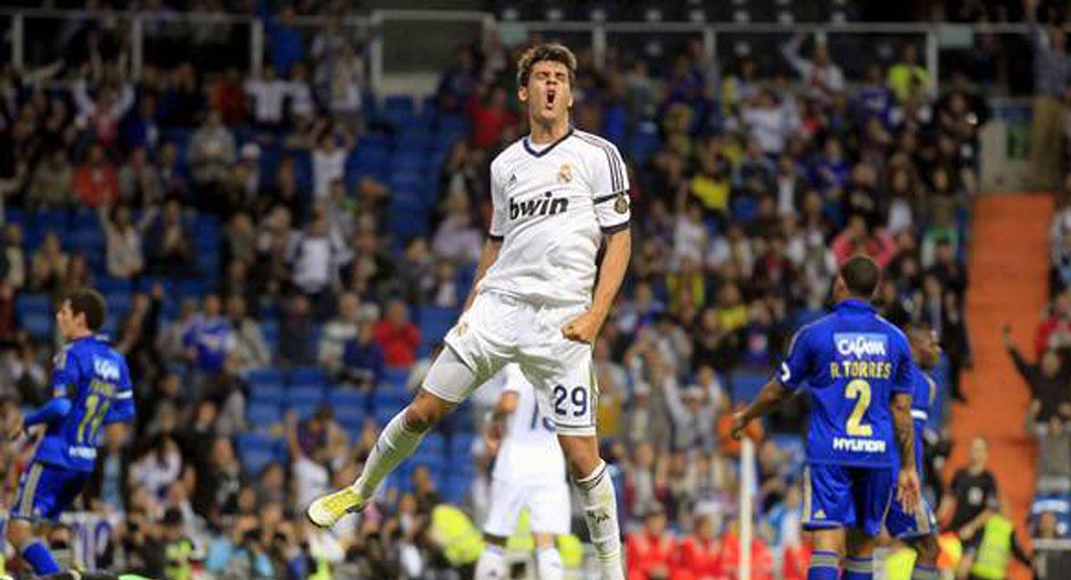 Kaká celebra uno de los goles que le marcó a Millonarios en septiembre de 2012. Foto: Twitter @Toque Sports