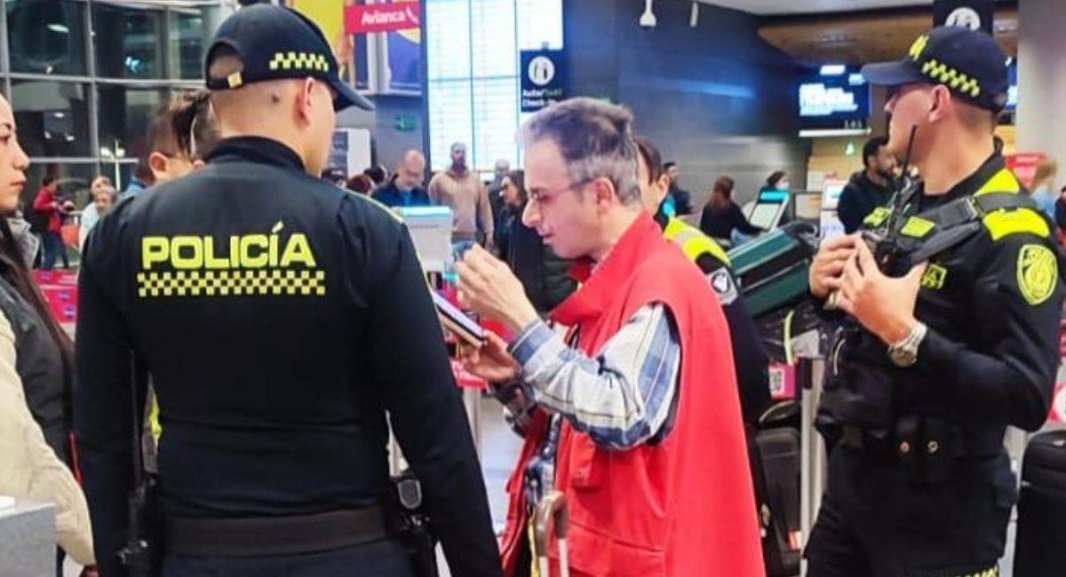 Pasajero italiano golpeó a operarias de Avianca en el Aeropuerto El Dorado. Foto: Twitter @Avianca