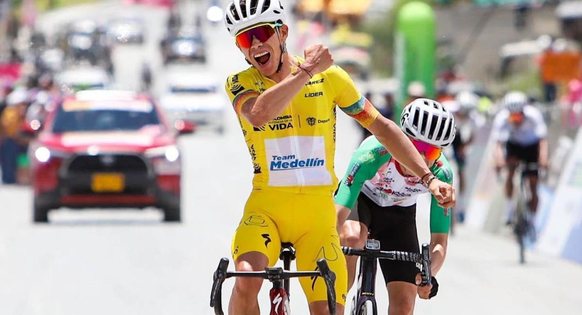 Miguel Ángel López fue uno de los mejores ciclistas colombianos de 2023. Foto: Instagram Miguel Ángel López