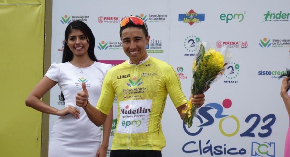 Aldemar Reyes, ciclista colombiano. Foto: Instagram