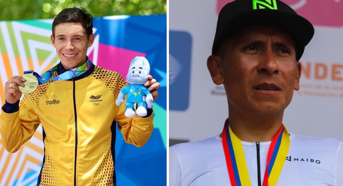 Nairo y Superman, dos de los mejores ciclistas del país. Foto: Instagram Nairo Quintana/Miguel Ángel López