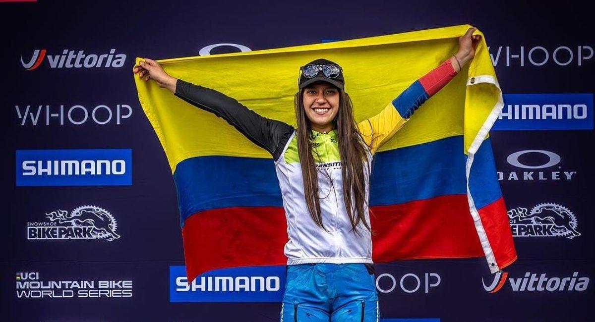 Valentina Roa, Copa Mundial BMX. Foto: Instagram