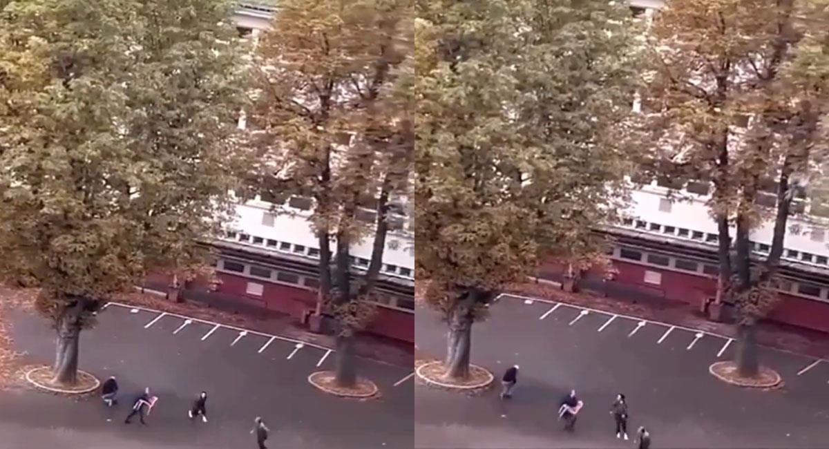 Un joven acuchilló a un profesor en una escuela de Francia en nombre de Alá y lo asesinó. Foto: Twitter