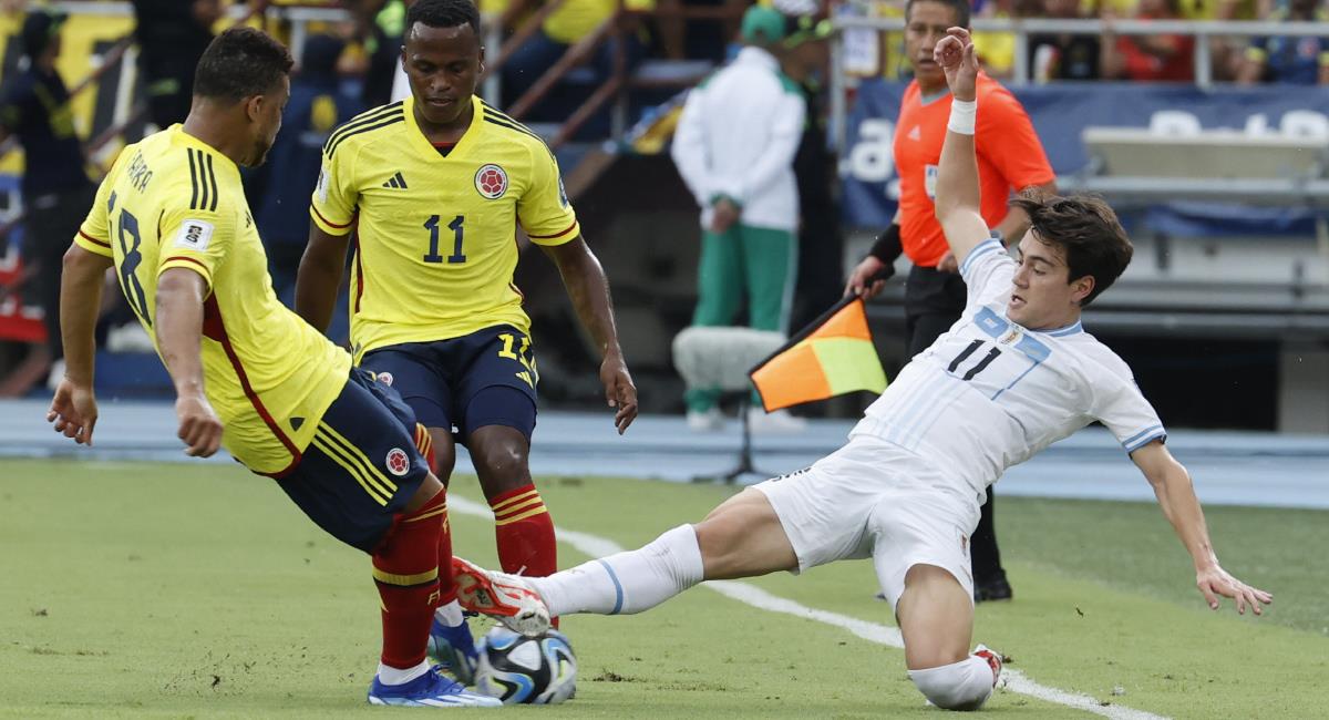Colombia empató ante Uruguay por eliminatorias. Foto: EFE