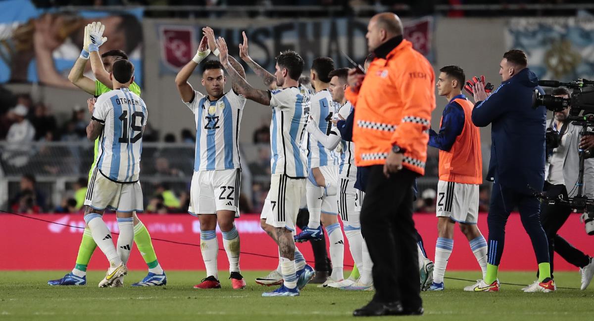 Argentina ganó y se mantiene invicta y con 9 de 9. Foto: EFE