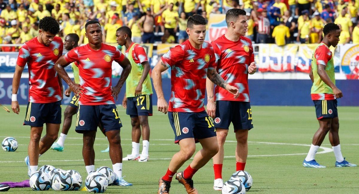 Jugadores de la Selección Colombia. Foto: EFE
