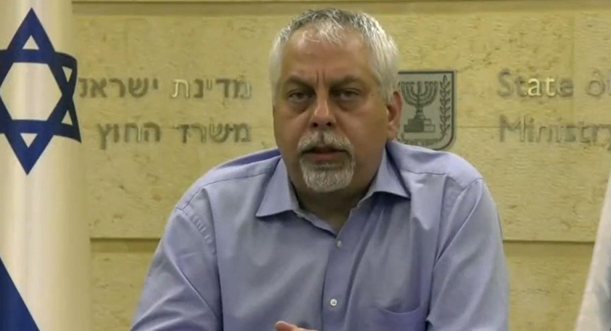 Lior Haiat es el vocero de la cancillería de Israel y critica la posición de Gustavo Petro. Foto: Twitter