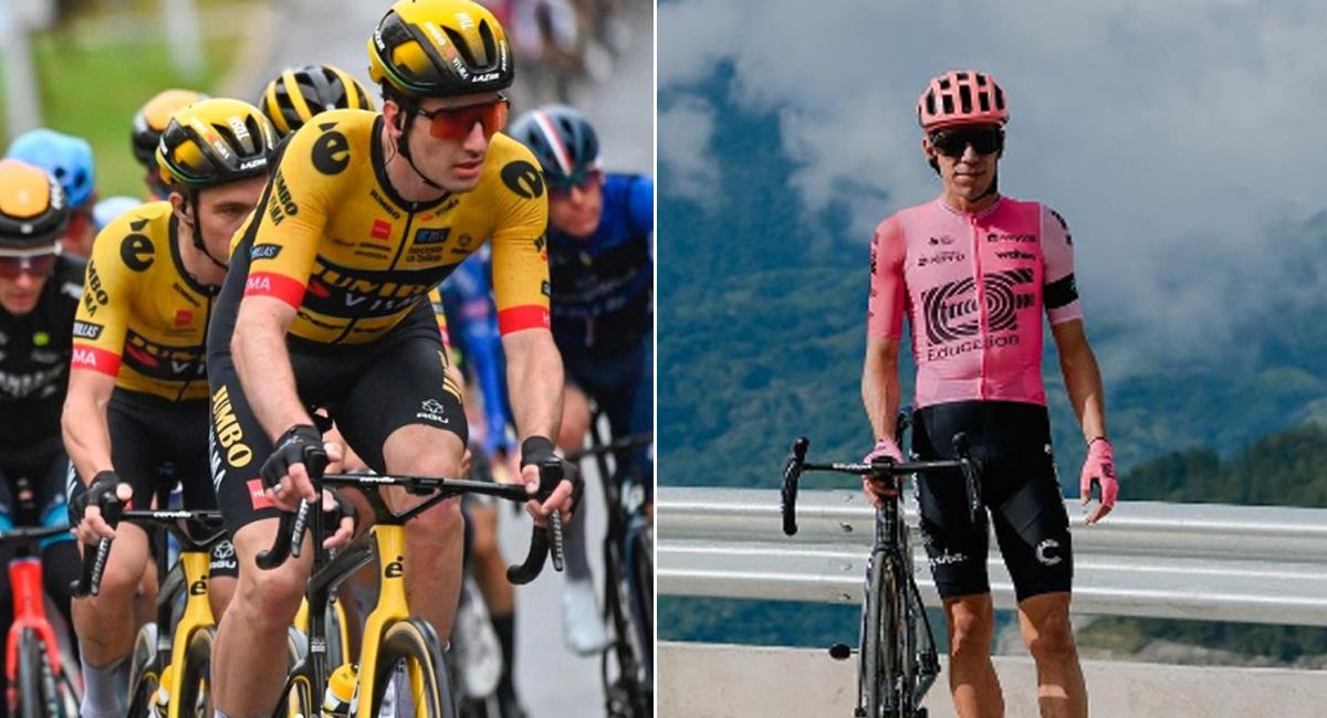 Un ciclista del Jumbo V. participará en el Giro de Rigo 2023. Foto: Instagram Jumbo Visma / Rigoberto Urán