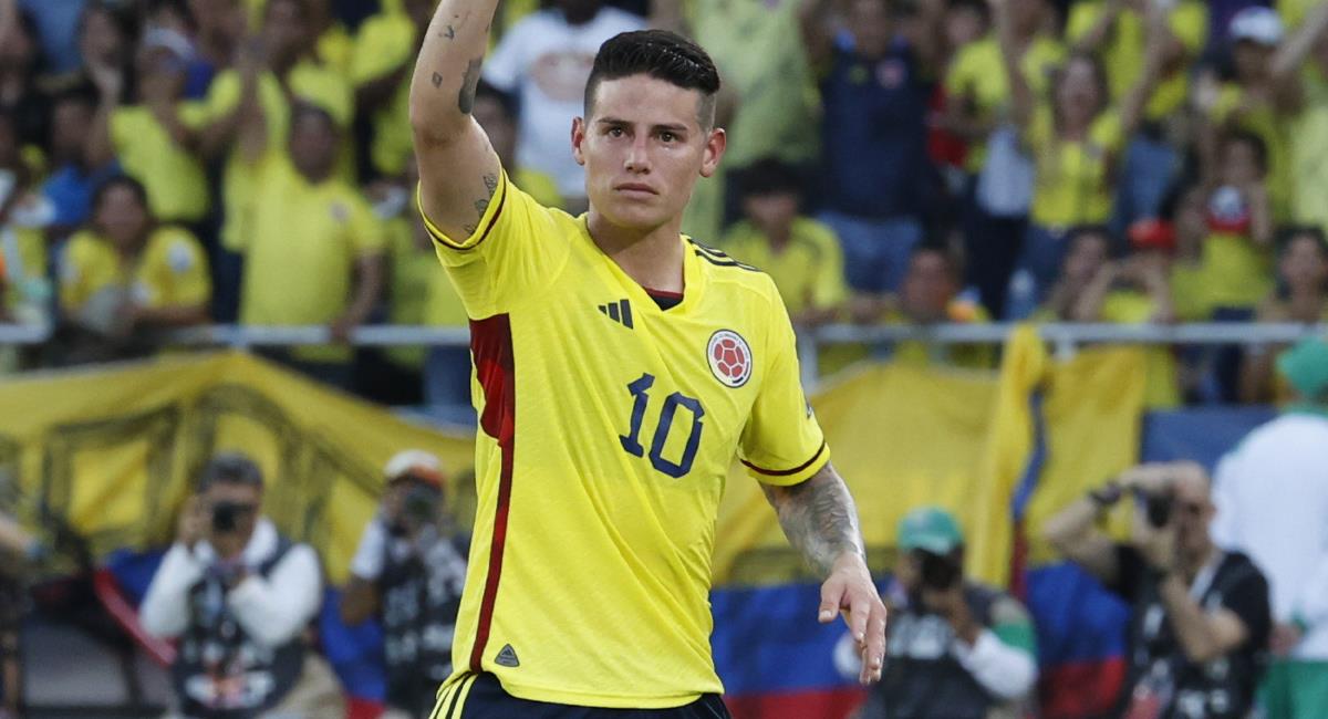 James Rodríguez fue figura con Colombia. Foto: EFE
