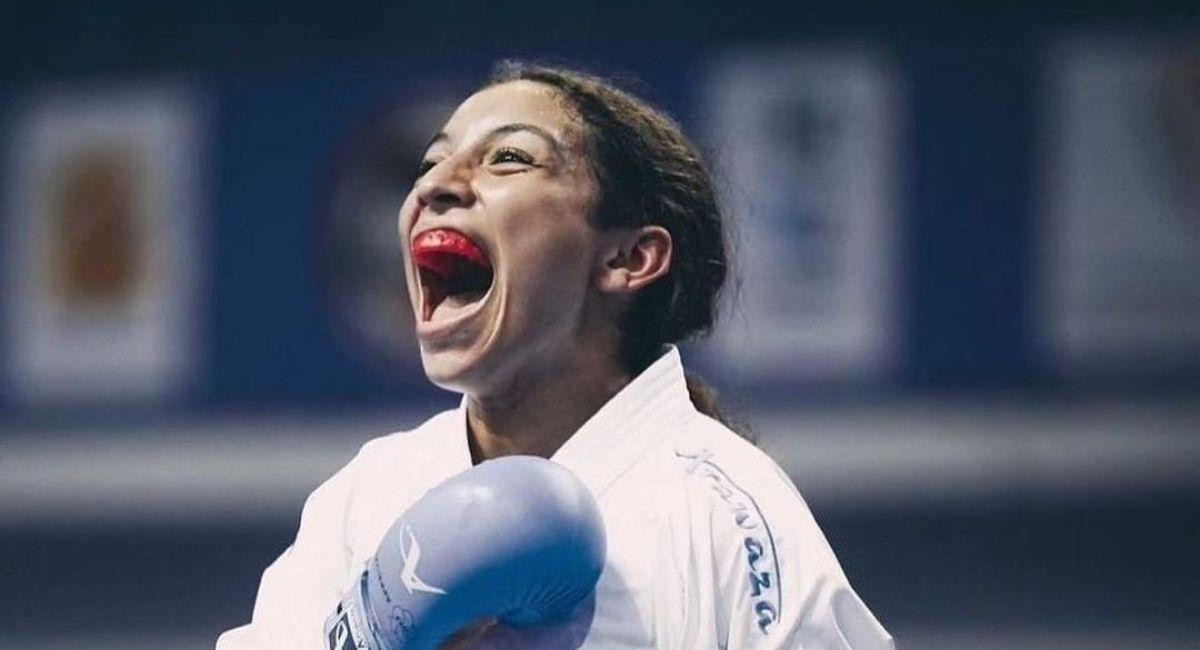 Sofía Cardenas, campeona mundial de Karate. Foto: Federación Colombiana de Karate