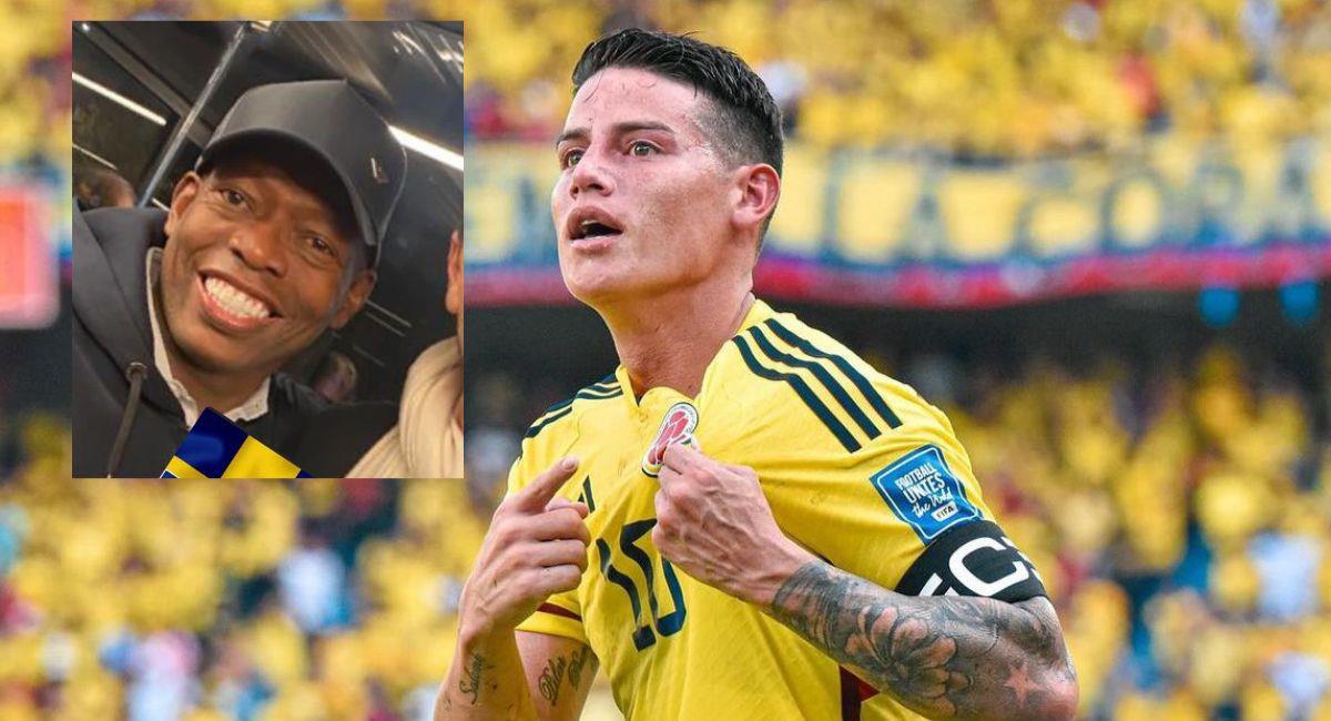 El Tino Asprilla se refirió a la actuación de James Rodríguez en la Eliminatoria con Colombia. Foto: Instagram James R. / Tino Asprilla