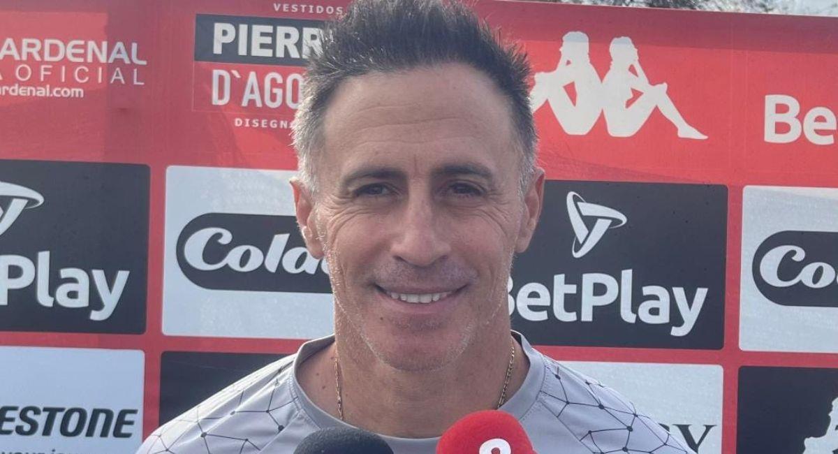 Pablo Peirano, DT de Independiente Santa Fe. Foto: Twitter