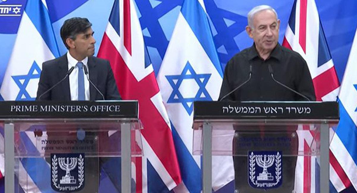 Benjamin Netanyahu, primer ministro de Israel, lidera las acciones militares de su país contra Hamás. Foto: Twitter @AmySpiro