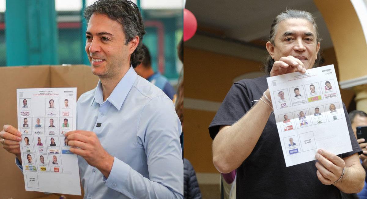 Daniel Quintero Calle y Gustavo Bolívar podrían ser ministros de Gustavo Petro. Foto: Twitter @QuinteroCalle / @GustavoBolivar