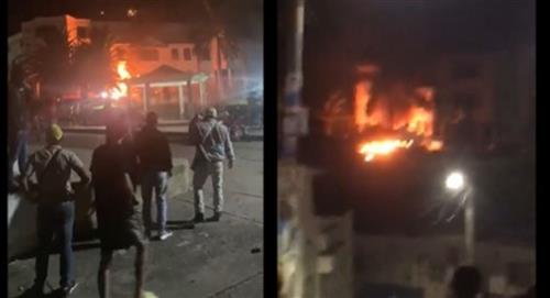 Violencia en San Calixto: quemaron la sede de la Registraduría durante recuento de votos
