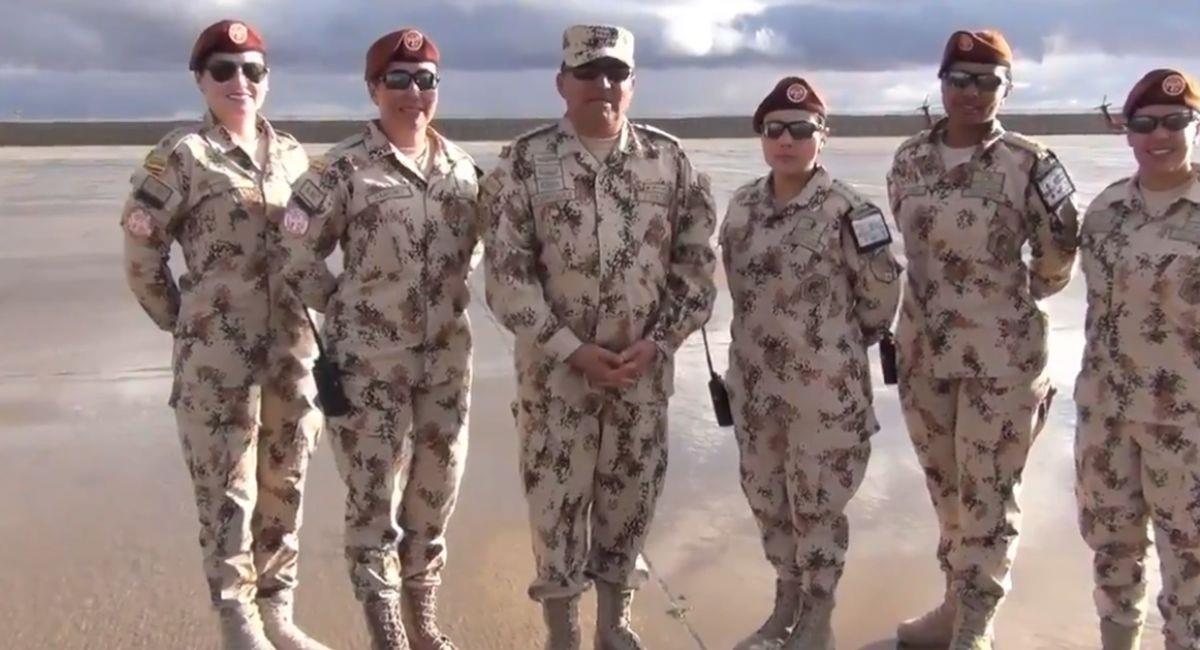 El Batallón Colombia envía efectivos militares a la península del Sinaí. Foto: Youtube