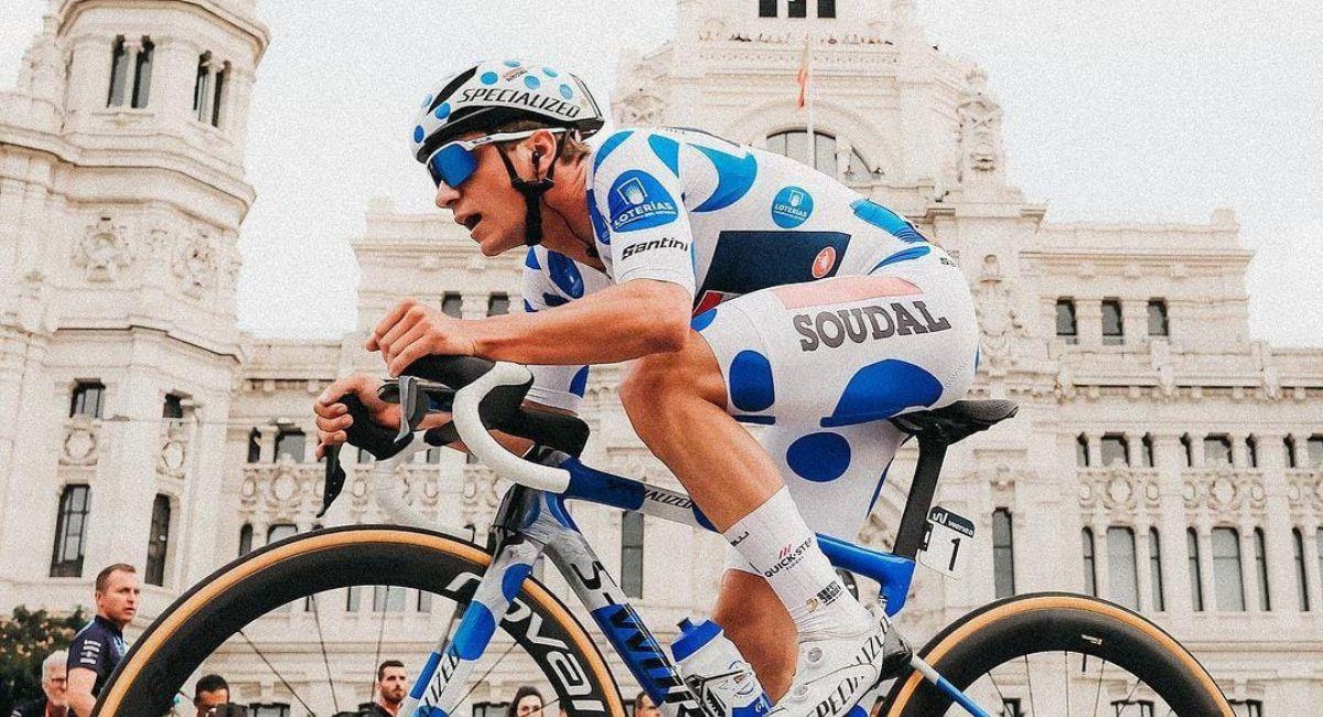 Remco Evenepoel, ciclista belga. Foto: Instagram