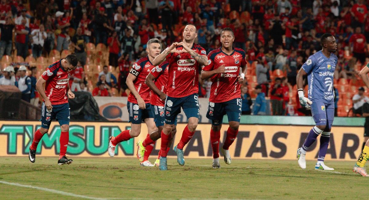 Medellín ganó, goleó y gustó en Santa Marta. Foto: Facebook DIM