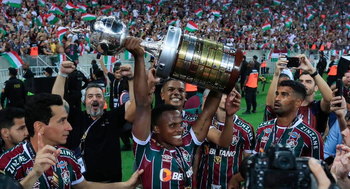Jhon Arias, colombiano campeón de la Libertadores 2023. Foto: EFE