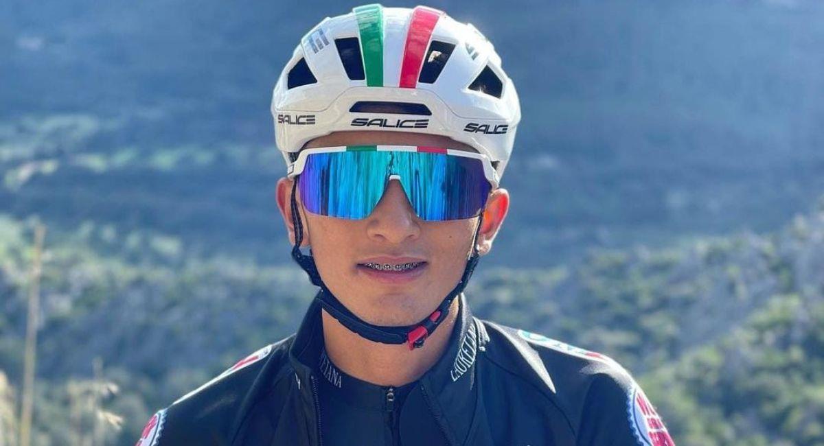Santiago Umba, ciclista colombiano. Foto: Instagram