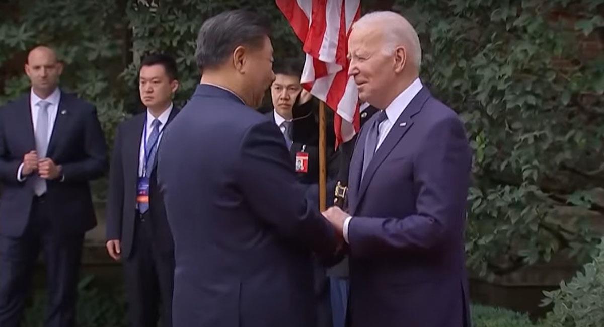 Joe Biden recibe a Xi Jinping en California. Foto: Youtube