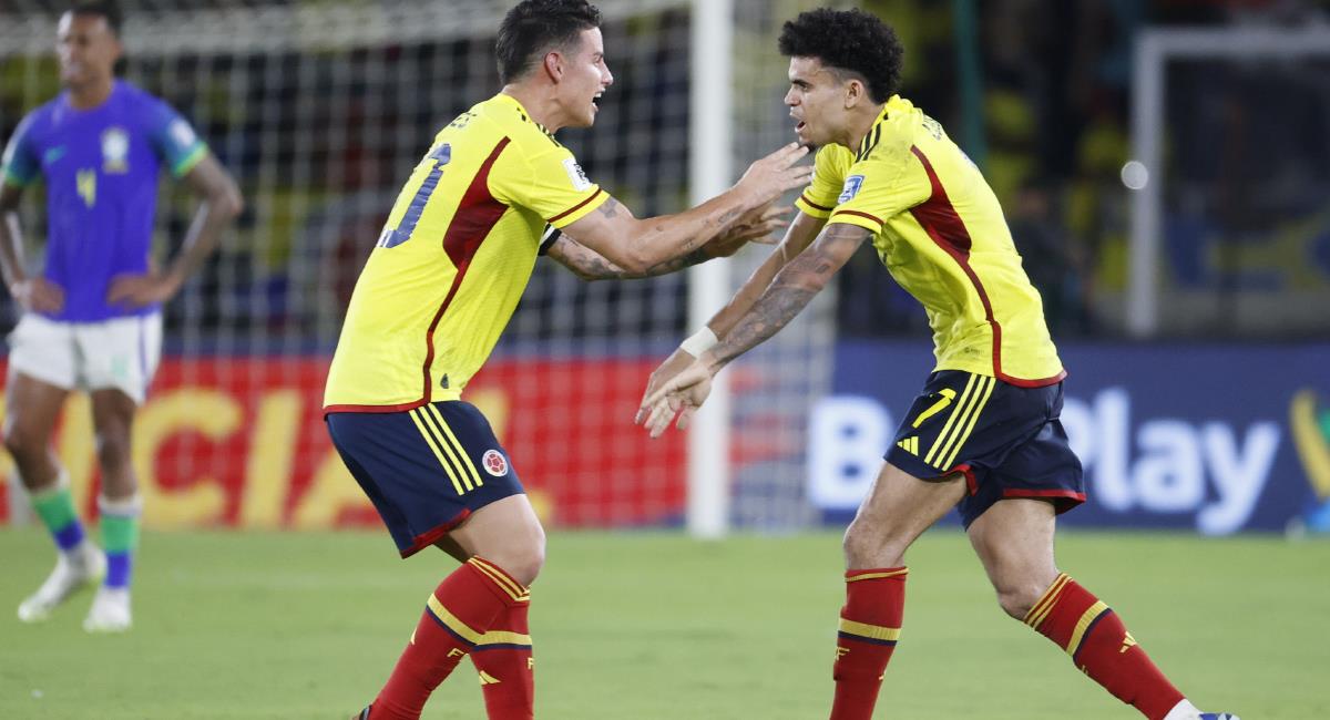 Colombia venció a Brasil por eliminatoria. Foto: EFE