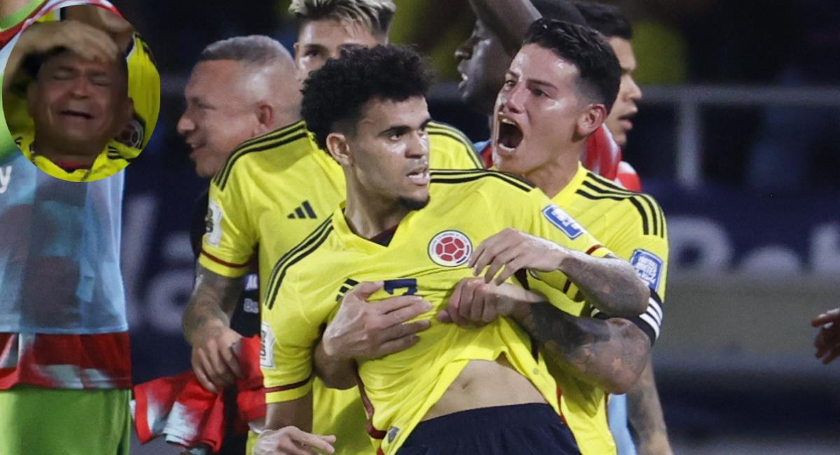 Luis Díaz, héroe de la selección Colombia. Foto: EFE Twitter: @MemoFuentes5