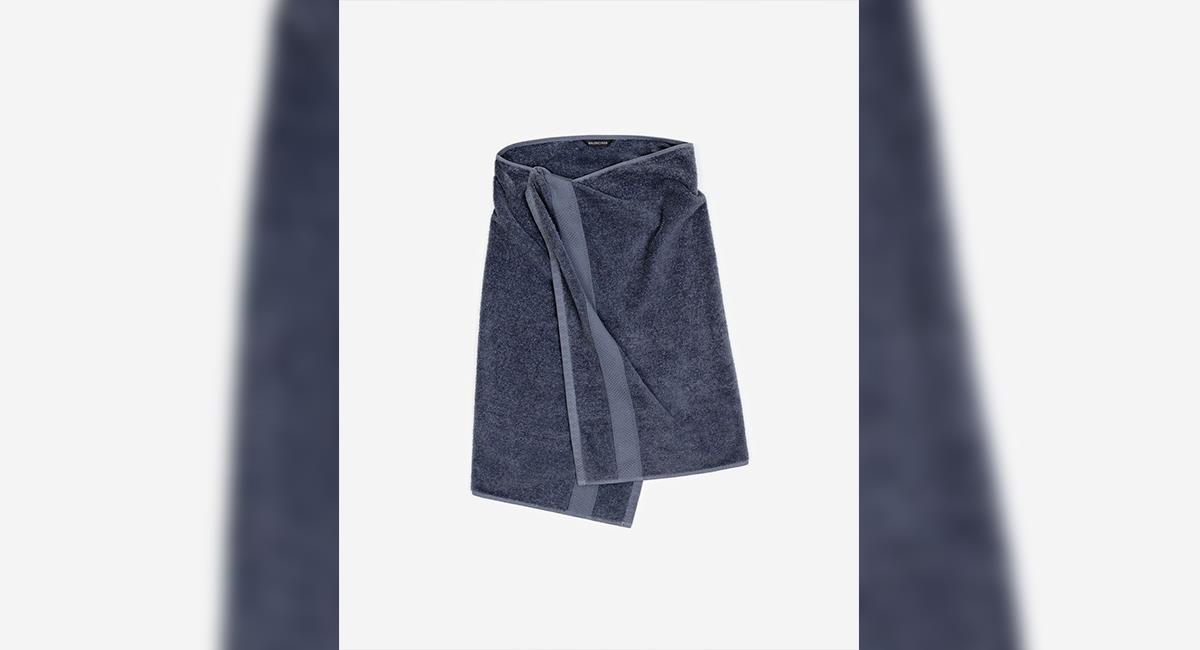 Así es la curiosa falda toalla que lanzó Balenciaga: ¡cuesta millones!. Foto: Instagram @balenciaga