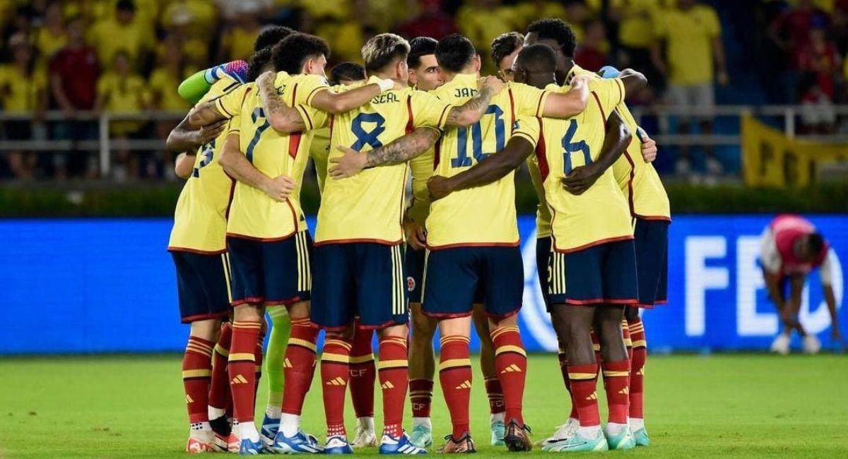 Selección colombiana de fútbol. Foto: FCF