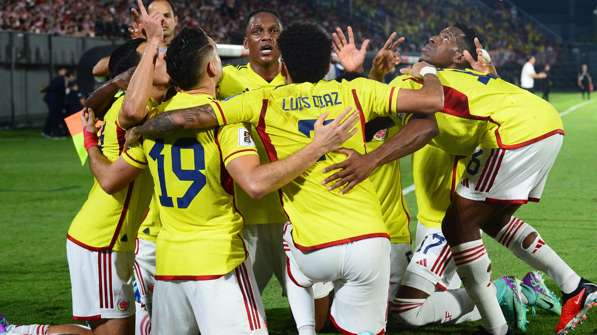 Colombia marcó primero en Asunción. Foto: EFE