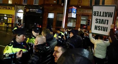 Ataque desata furia en Dublín: disturbios estallan en el centro urbano