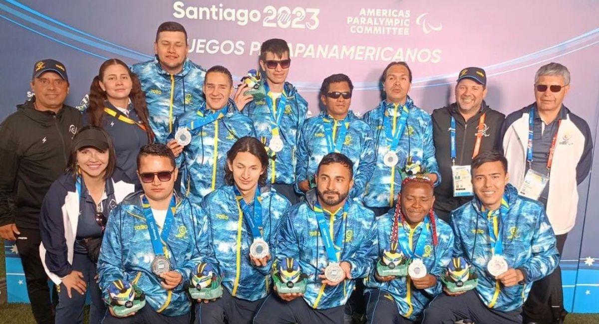 Delegación Colombia, Santiago 2023. Foto: Comité Paralimpico Colombiano